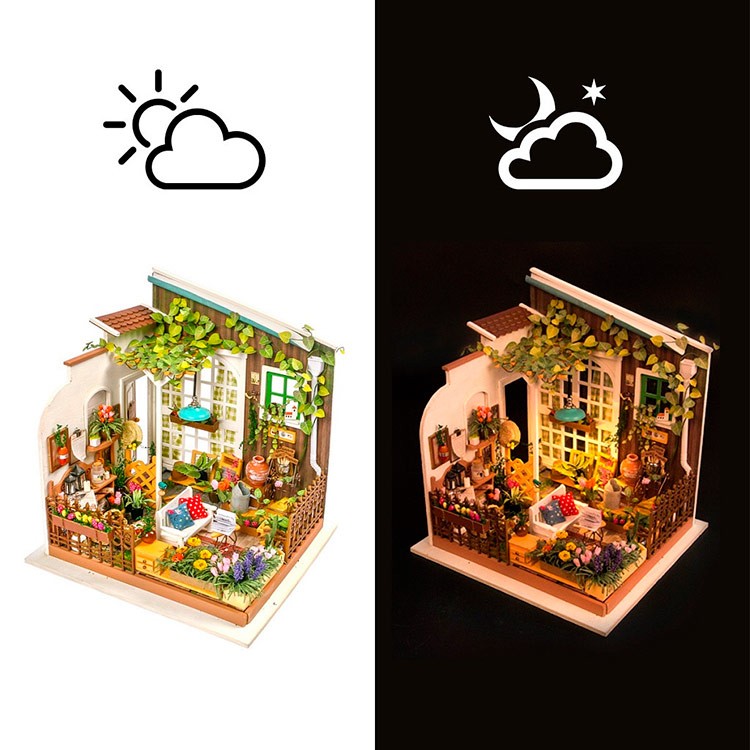 Набор для создания миниатюры (румбокс) «Сад» — картинка 3