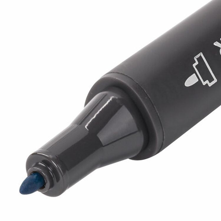 Маркер для скетчинга двусторонний 1 мм - 6 мм BRAUBERG ART CLASSIC, цвет: голубая бирюза — картинка 4