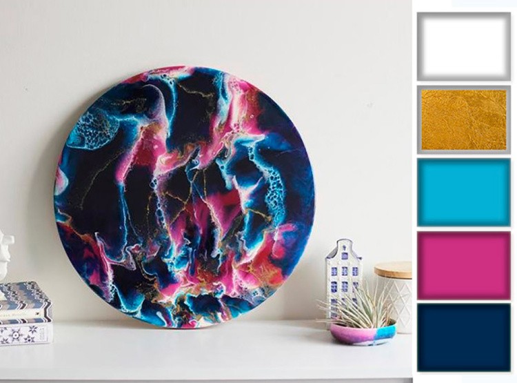 Набор для создания картины эпоксидной смолой Resin Art №1, Art Blong — картинка 9