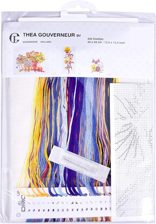 Набор для вышивания «Анютины глазки» — картинка 5