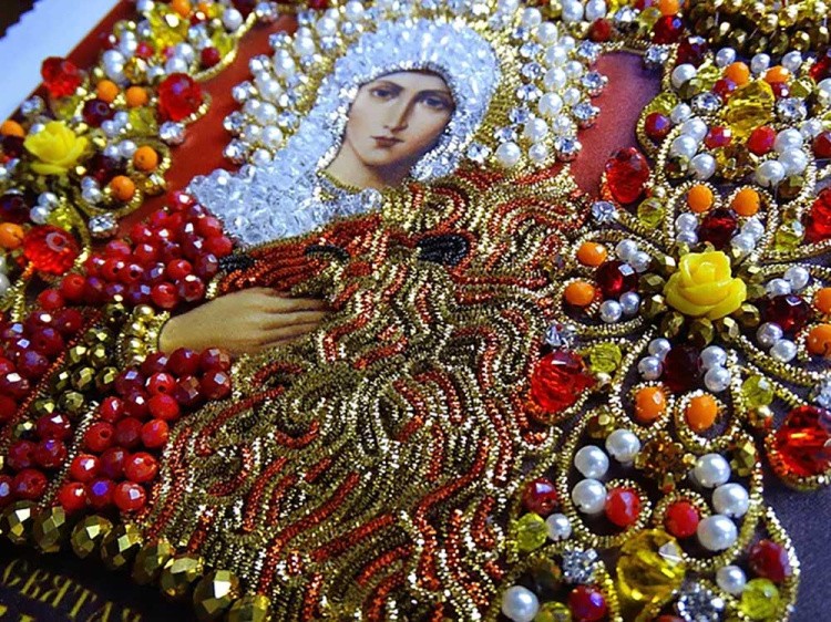 Набор вышивки хрустальными камнями «Святая Татьяна» — картинка 5