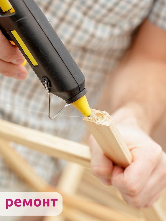 Клей для клеевого пистолета прозрачный Maxwell Glue d 7,2 мм, L 210 мм,10 шт. — картинка 5