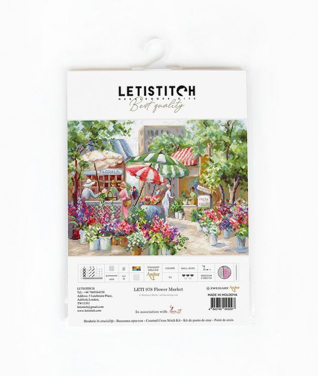 Набор для вышивания «Flower Market» — картинка 2