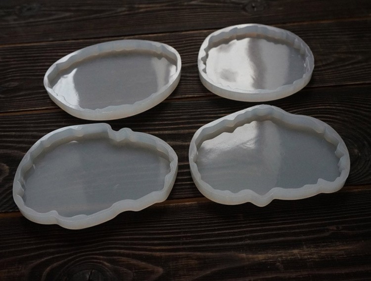 Силиконовый молд для эпоксидной смолы - Жеода набор, 4 шт. — картинка 6