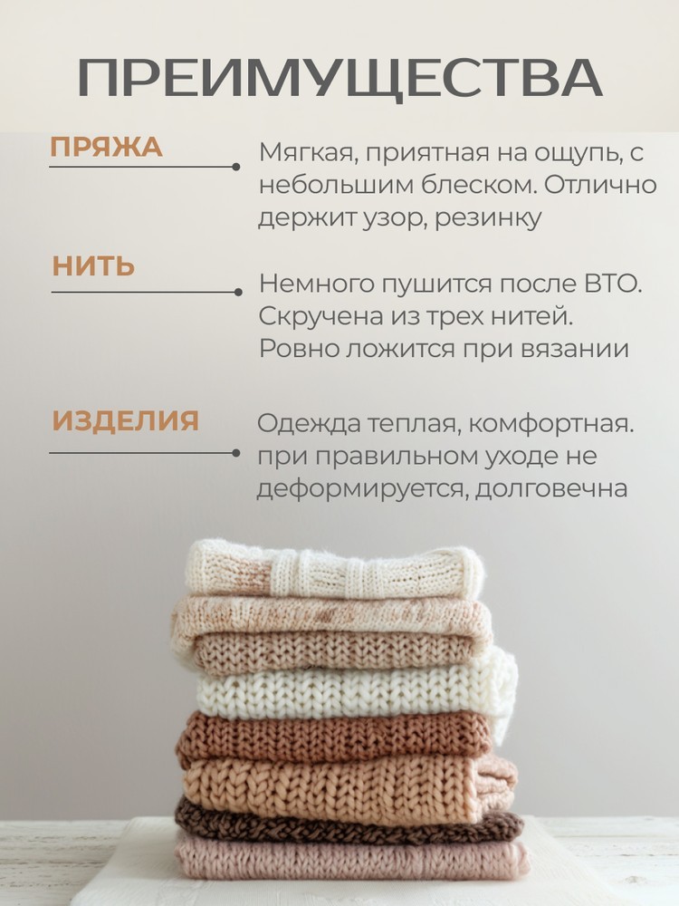Пряжа Семеновская Svetlana (Светлана) (77297), гроза_v2, 5 шт. по 100 г — картинка 5