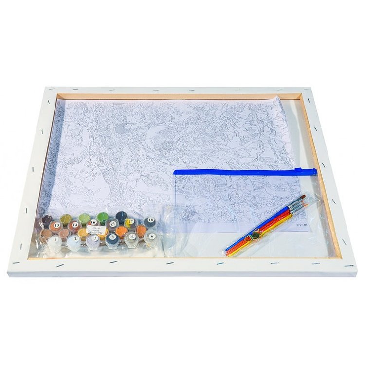 Картина по номерам «Лисица» — картинка 3