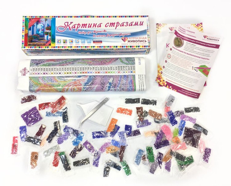 Алмазная вышивка «Песнь Санторини» — картинка 3