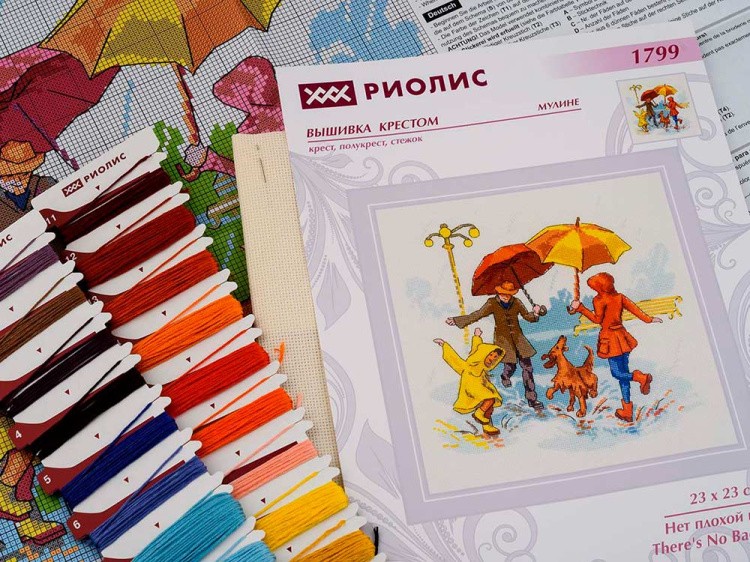 Набор для вышивания «Нет плохой погоды» — картинка 3