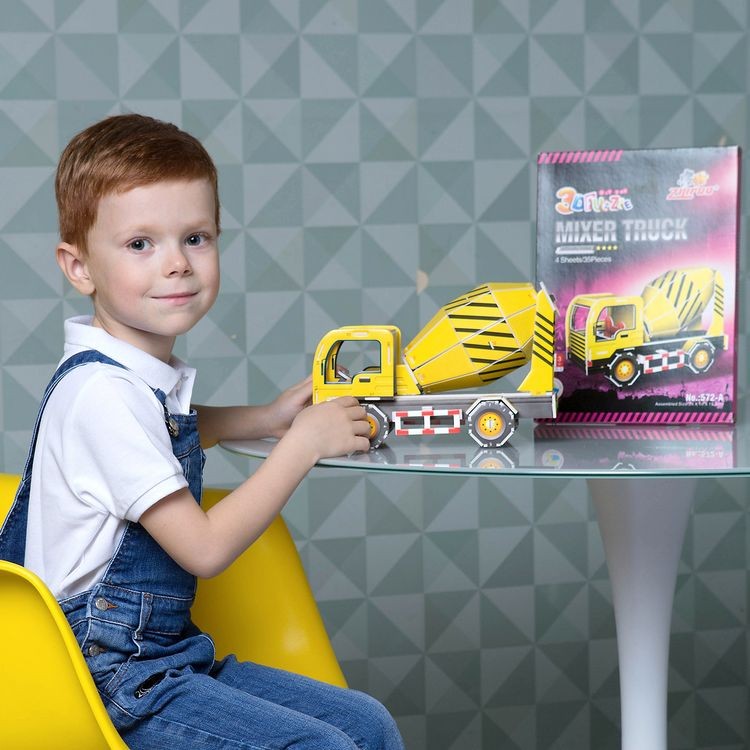 3D-пазлы «Бетономеситель», ZILIPOO — картинка 2