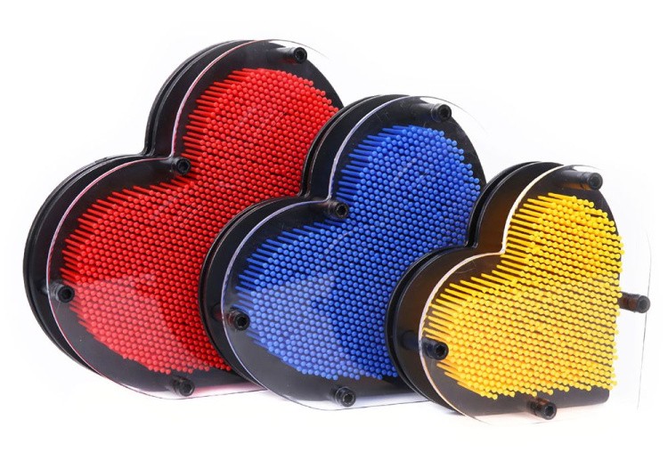 Экспресс-скульптор «Pinart» Сердце Макси (21x20), малиновый — картинка 2