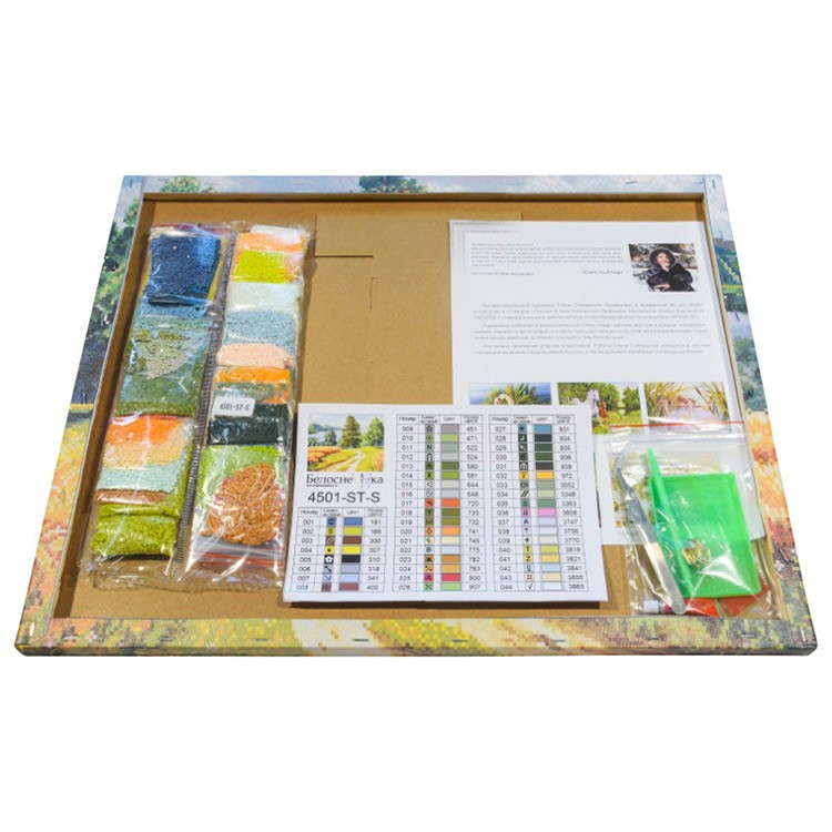 Алмазная вышивка «Заволжье пшеничное» — картинка 3