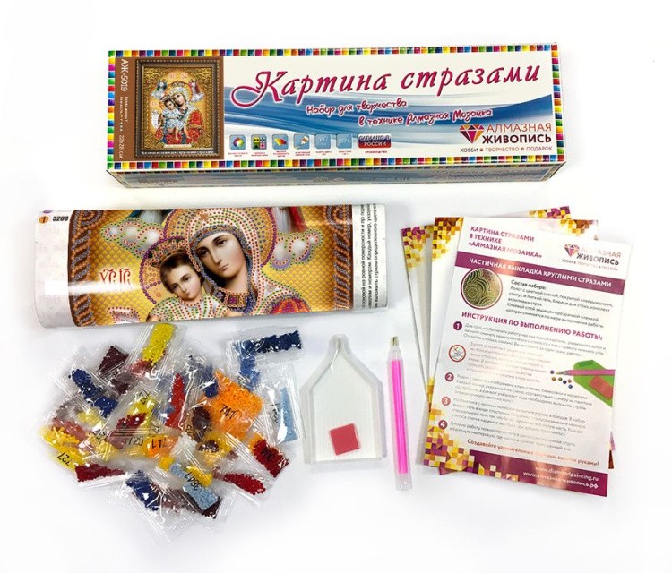 Алмазная вышивка «Икона Достойно есть» — картинка 2