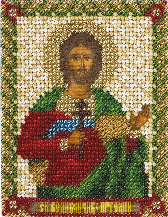 Набор для вышивания «Икона Святого Великомученика Артемия»