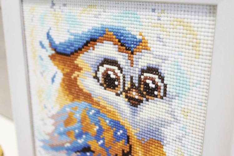 Алмазная вышивка «Задорный совенок» — картинка 2