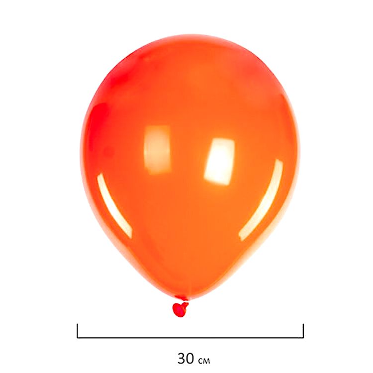Шары воздушные, 12&quot; (30 см), комплект 50 шт., ассорти 10 цветов — картинка 2
