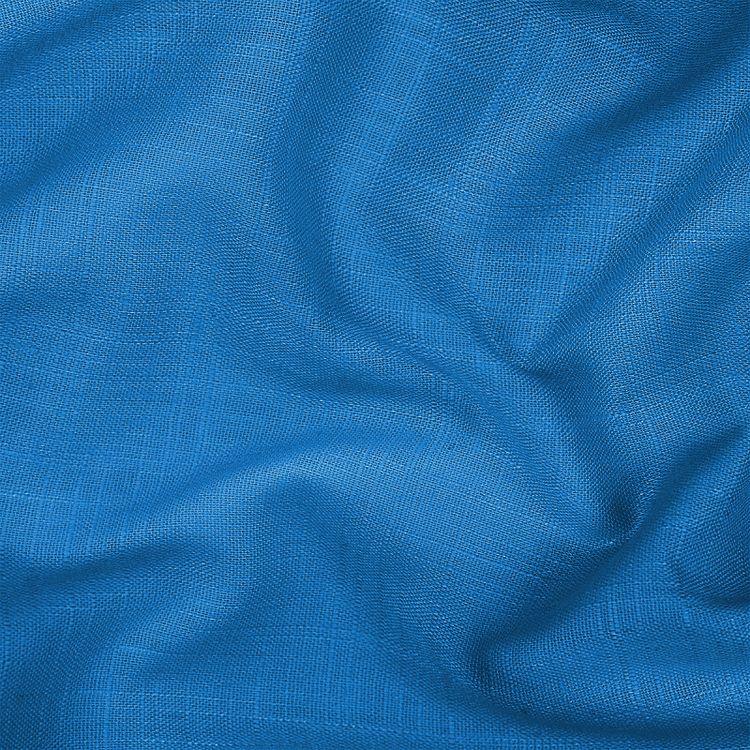 Ткань льняная, 190 г/м², 5 м x 140 см, цвет: океан, TBY — картинка 2