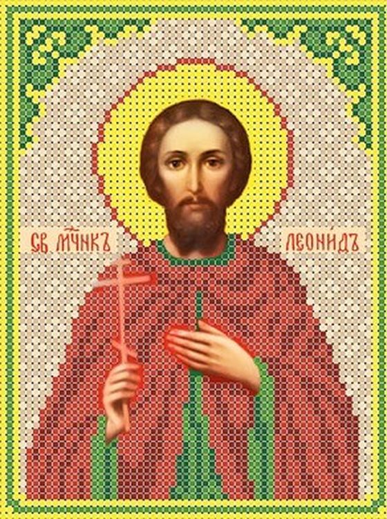 Рисунок на ткани «Святой Леонид»