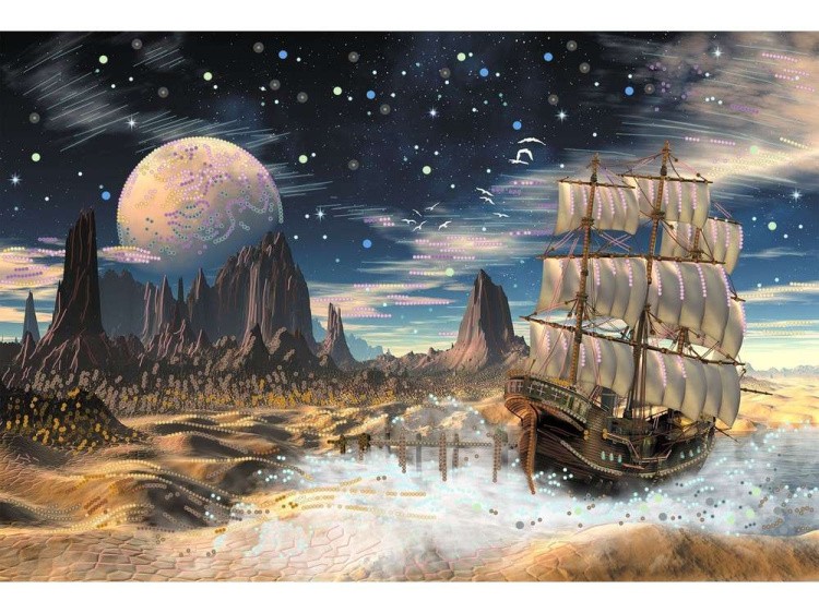 Набор для вышивания «Обратная сторона Луны» — картинка 2