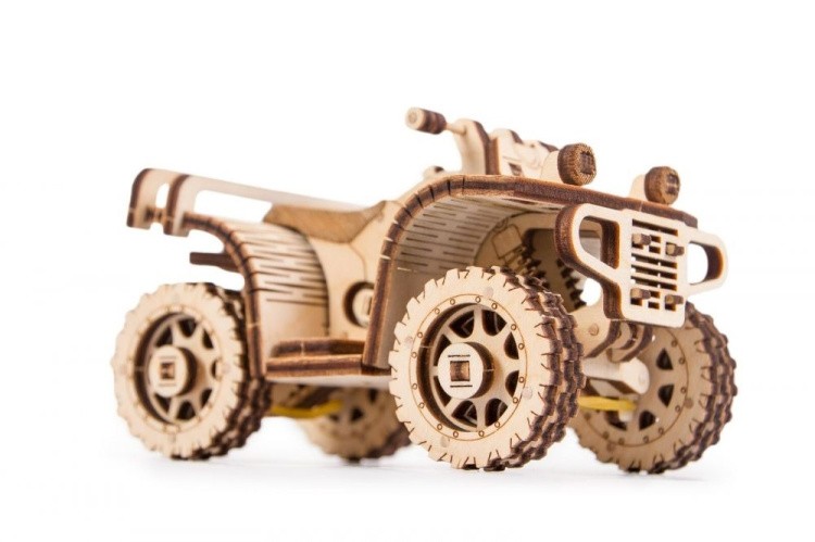 Механический 3D-пазл из дерева Набор машинок, Wood Trick
— картинка 9