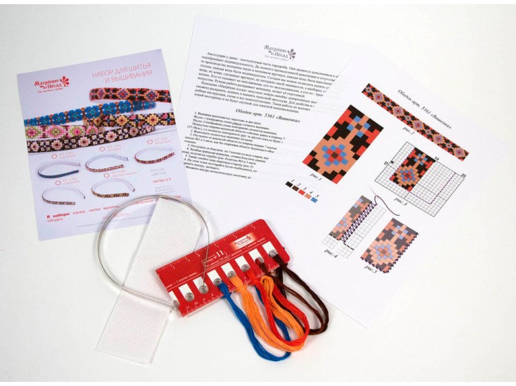 Набор для вышивания «Ободок. Вишенка» — картинка 4