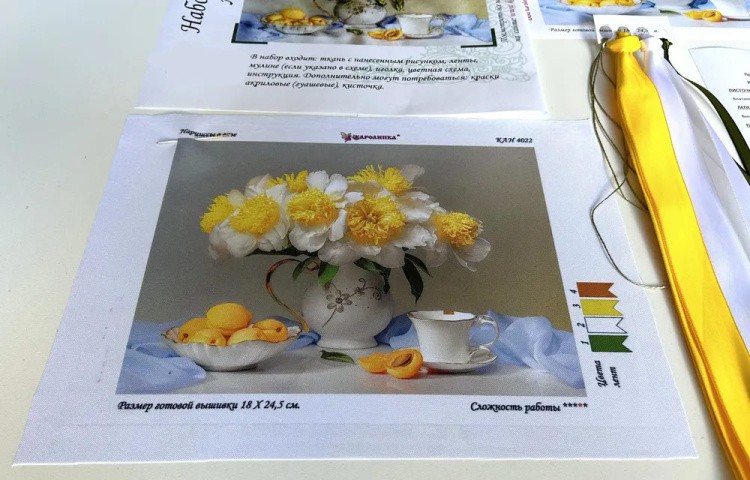 Набор для вышивания «Нарциссы» — картинка 6