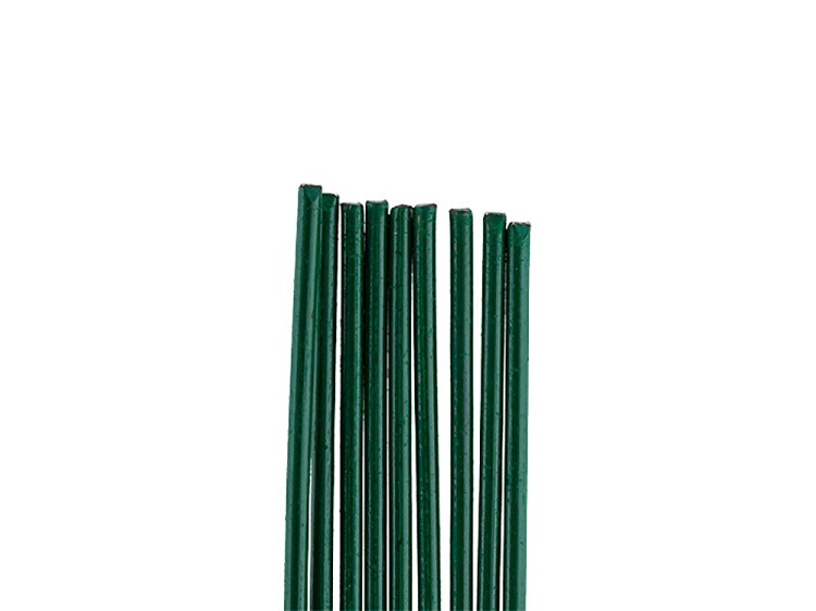 Проволока флористическая лакированная IGW-1.6 цвет: №01 зеленый d 1.6 мм, 12 шт., Blumentag