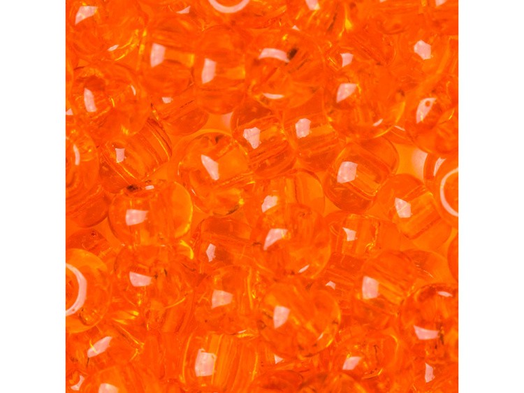 Бисер Чехия круглый 311-19001 4,5 мм 05/0, 50 г, цвет: 90000 оранжевый