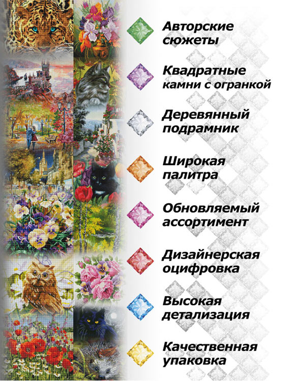 Алмазная вышивка «Яблоко» — картинка 9