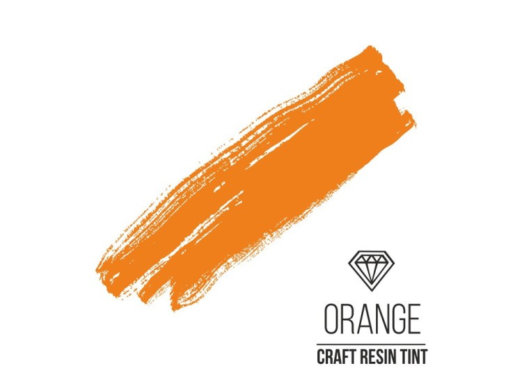 Краситель для смолы и полимеров оранжевый 10 мл, CraftResinTint — картинка 2