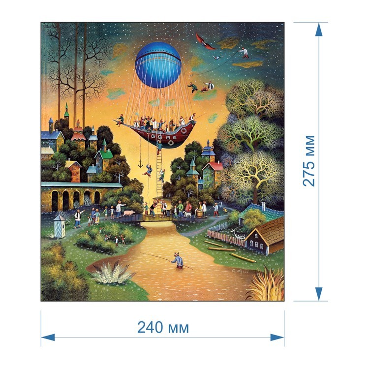 Деревянные пазлы DAVICI «Летучий фрегат» — картинка 2