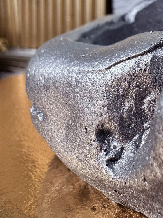 Силиконовый молд - Контейнер/подсвечник под камень, 9x7 см, 1 шт. — картинка 4