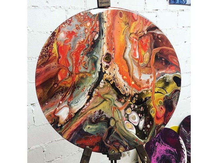 Набор для создания картины эпоксидной смолой ResinArtBox 011 — картинка 6