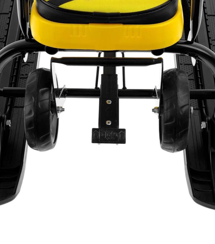 Снегокат детский со спинкой Тимка спорт 6 черный — картинка 8