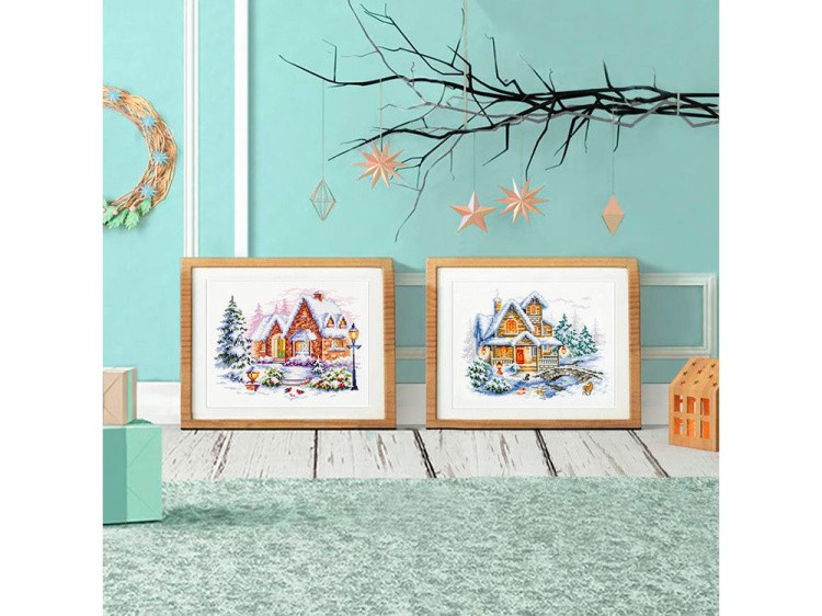 Набор для вышивания «Зимний домик» — картинка 6