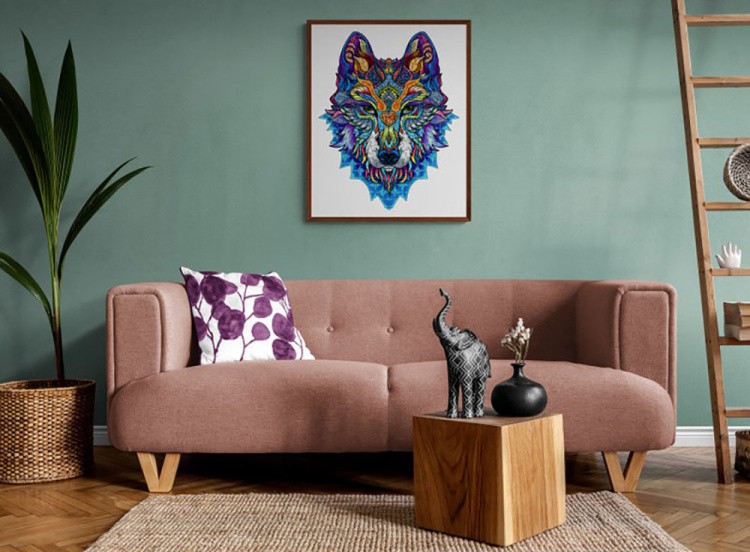 Деревянные пазлы «Снежный Волк S», Woodbests — картинка 7