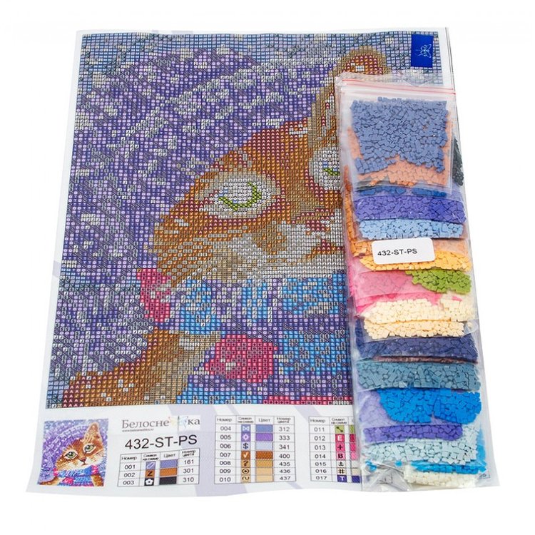 Алмазная вышивка «Зимняя мода» — картинка 2