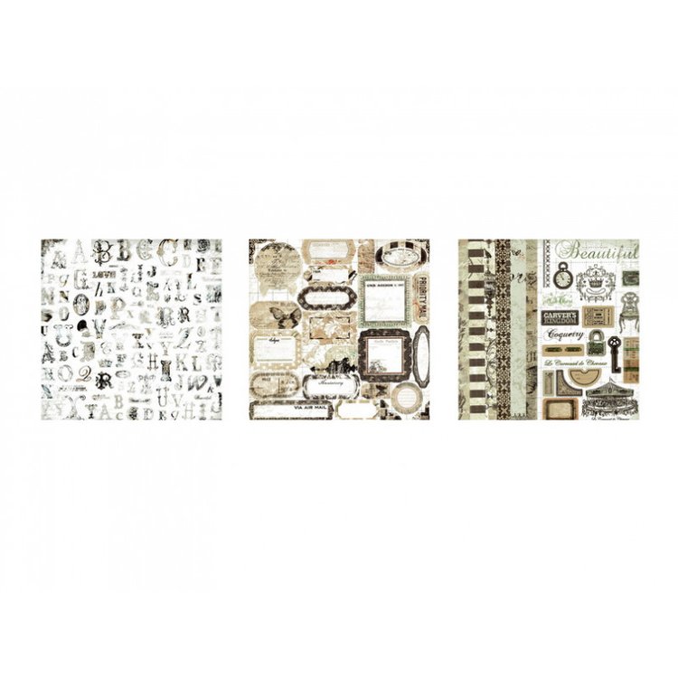 Набор бумаги «Мятные узоры» — картинка 6