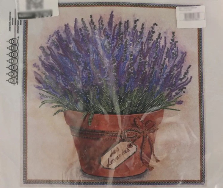 Рисунок на ткани «Нежная лаванда» — картинка 2