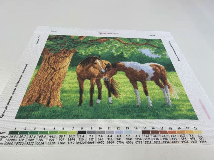 Рисунок на ткани «У дуба» — картинка 3