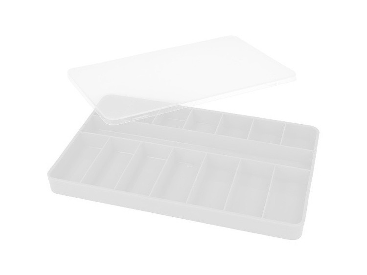 Коробка для мелочей №1 одноярусная Trivol, цвет: прозрачный — картинка 2