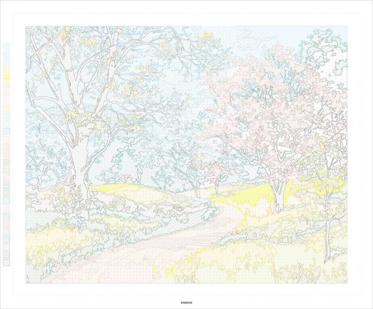 Картина по номерам «Весенний пейзаж» — картинка 3