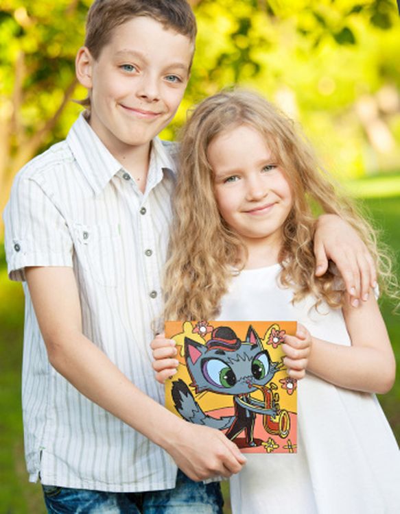 Картина по номерам «Поросенок-скрипач» — картинка 8