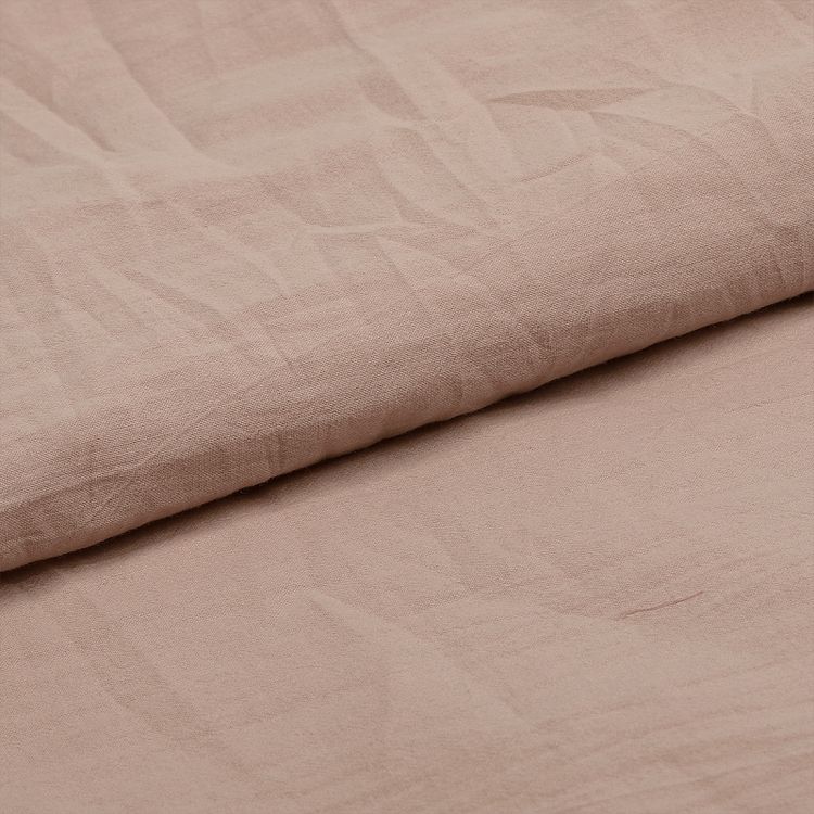 Ткань Хлопок крэш, 1 м х 150 см, 90 г/м², цвет: латте, TBY — картинка 3