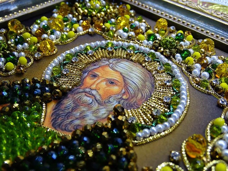 Набор вышивки хрустальными камнями «Святой Андрей» — картинка 4