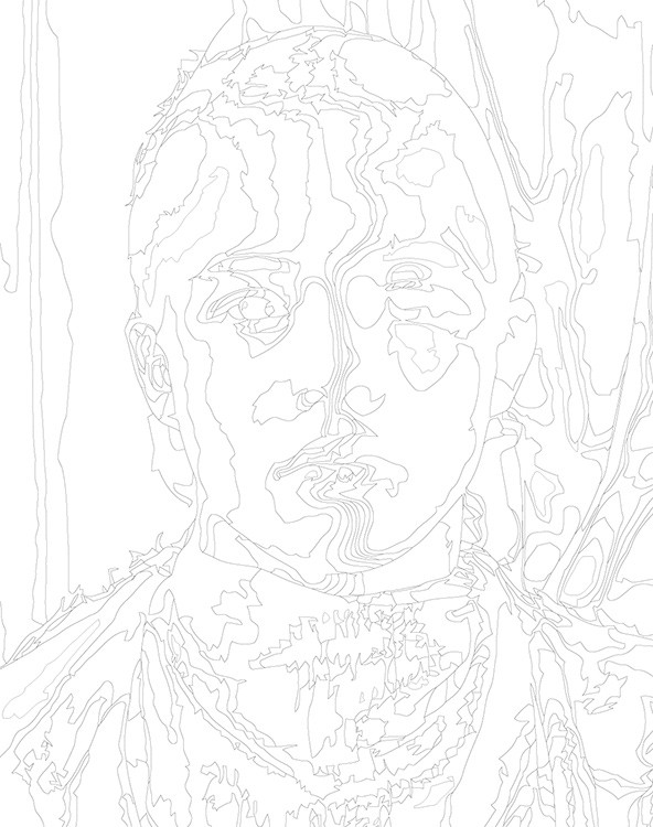 Картина по номерам «Слово пацана Кровь на асфальте: Пальто» — картинка 3