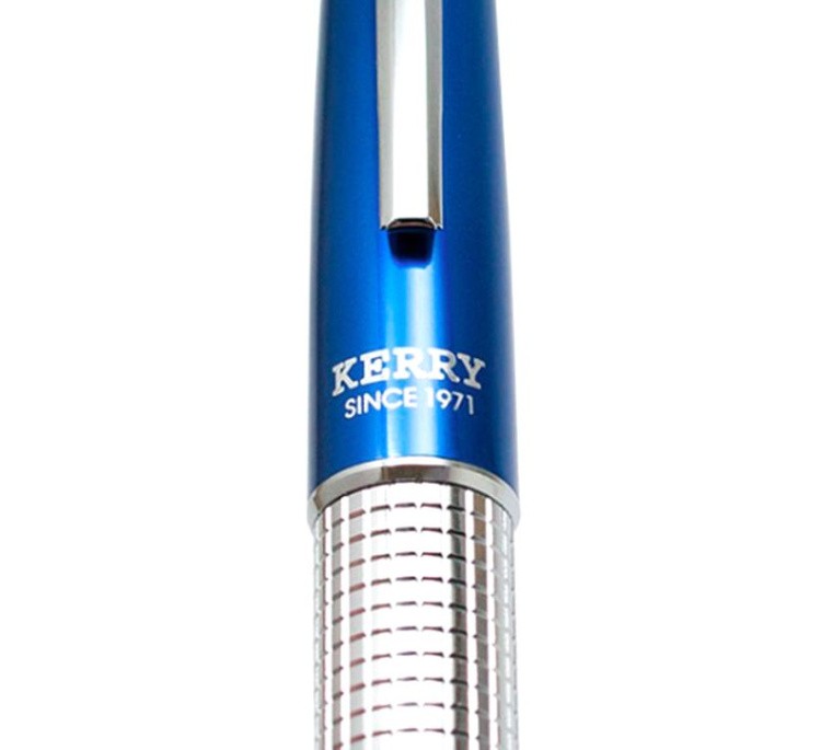 Карандаш KERRY автоматический премиум в подарочном футляре 0,5 мм, НВ, синий корпус, Pentel — картинка 3