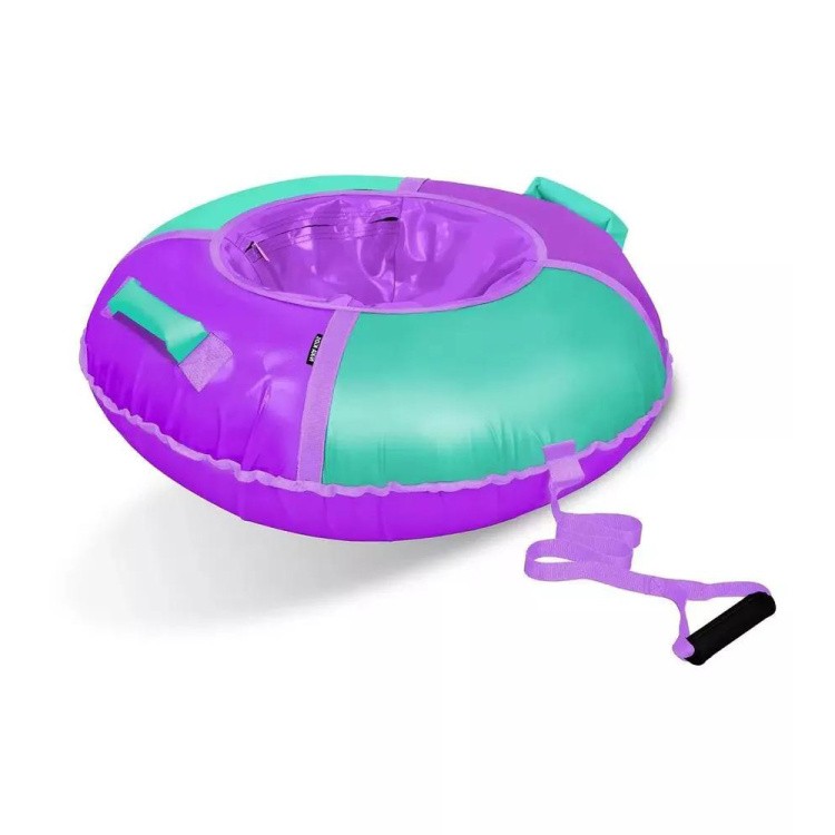 Детская зимняя ватрушка тюбинг для катания 110 см — картинка 4