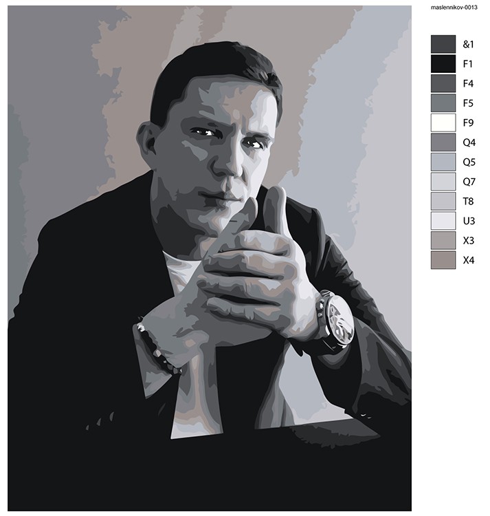 Картина по номерам «Дима Масленников 4» — картинка 2