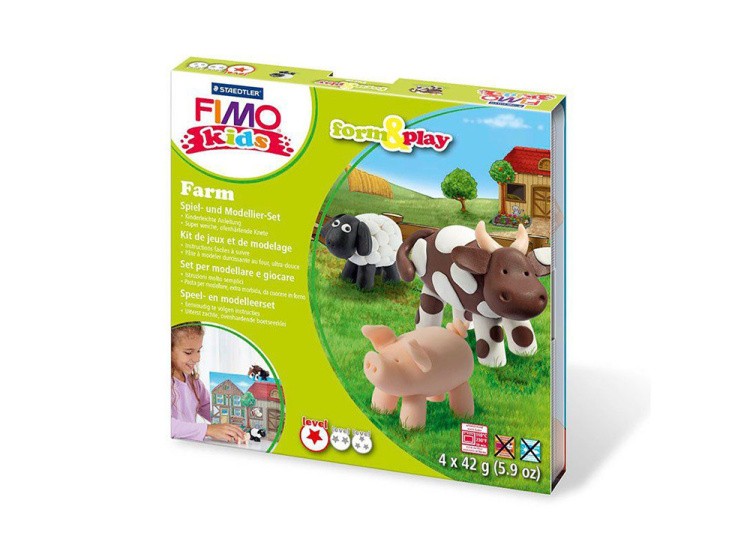 Набор FIMO Kids form&play «Ферма»