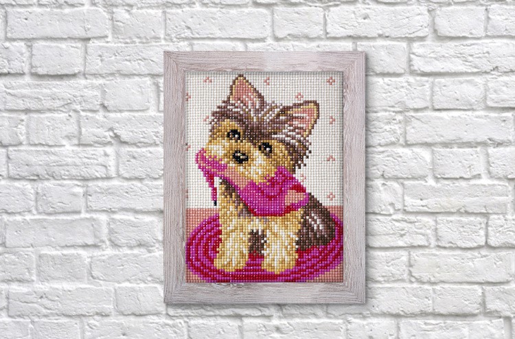 Алмазная вышивка «Маленький помощник» — картинка 2